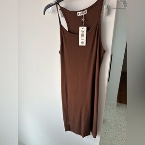 ETERNE NWT Brown mini Dress size medium